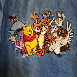 Blue Jean Jacket/Shirt The DisneyStore Pooh&Gang